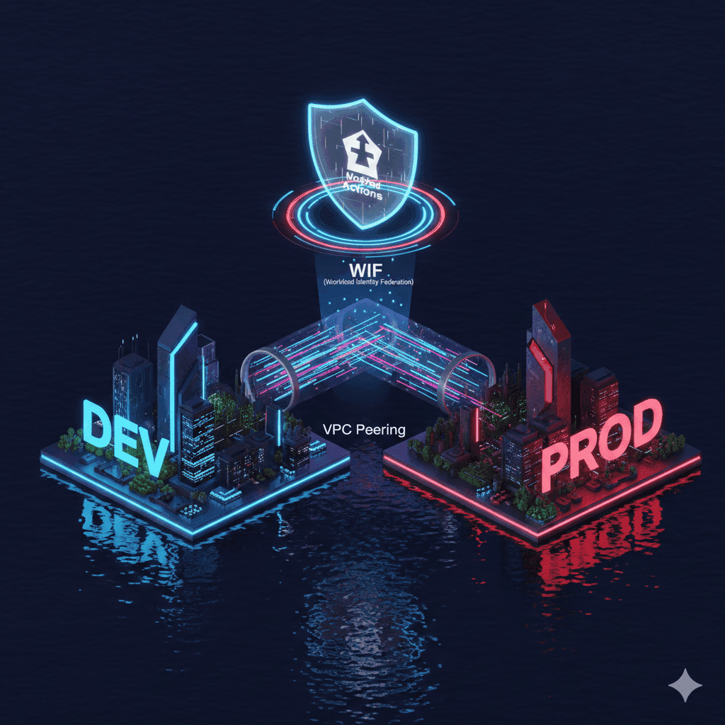 Membangun Arsitektur Hybrid-Environment yang Aman di Google Cloud dengan Terraform & Workload Identity Federation (WIF)