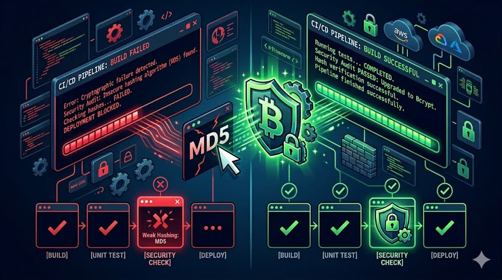 Hari 10: MD5 ke Bcrypt, Pipeline Hijau Lagi